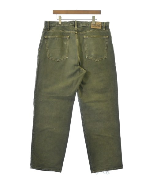 STUSSY（ステューシー）デニムパンツ カーキ サイズ:36(XXL位) メンズ/2200641052088