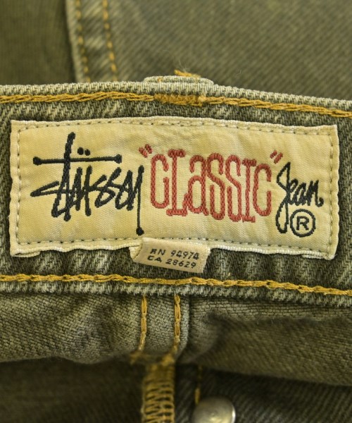 STUSSY（ステューシー）デニムパンツ カーキ サイズ:36(XXL位) メンズ/2200641052088