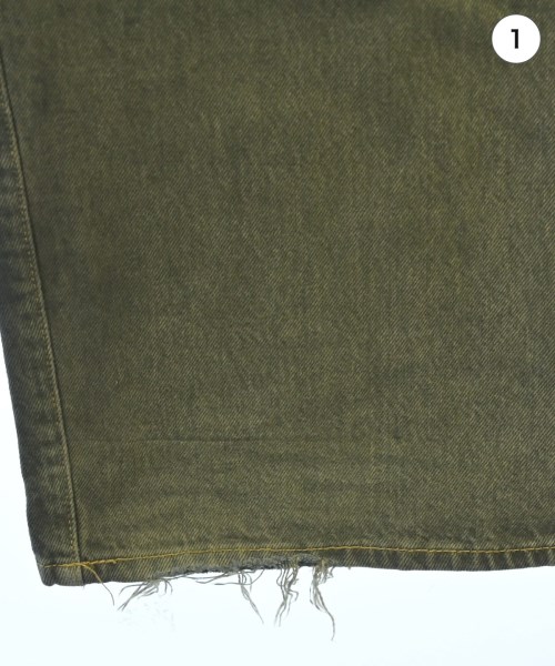 STUSSY（ステューシー）デニムパンツ カーキ サイズ:36(XXL位) メンズ/2200641052088