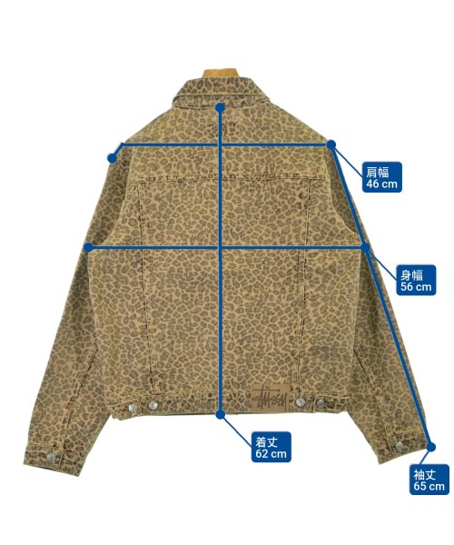 STUSSY（ステューシー）デニムジャケット ベージュ サイズ:M メンズ/2200641824081