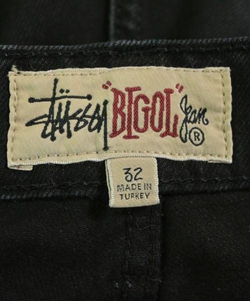 STUSSY（ステューシー）デニムパンツ 黒 サイズ:32(L位) メンズ/2200640960018