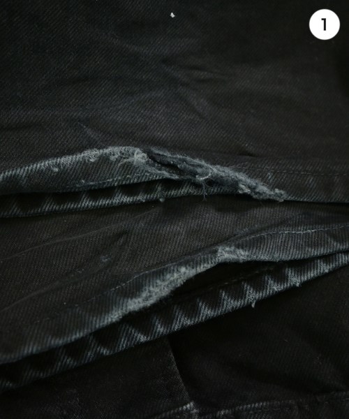 STUSSY（ステューシー）デニムパンツ 黒 サイズ:32(L位) メンズ/2200640960018