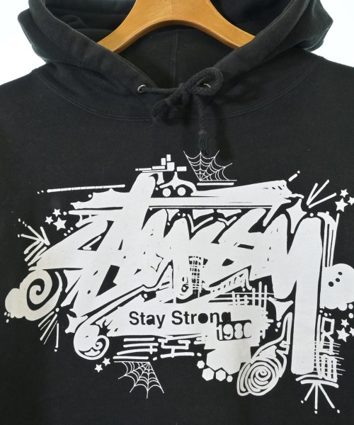 STUSSY（ステューシー）パーカー 黒 サイズ:M メンズ/2200642346049