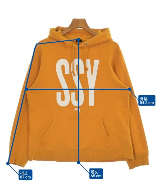 STUSSY（ステューシー）パーカー オレンジ サイズ:L メンズ/2200642601025
