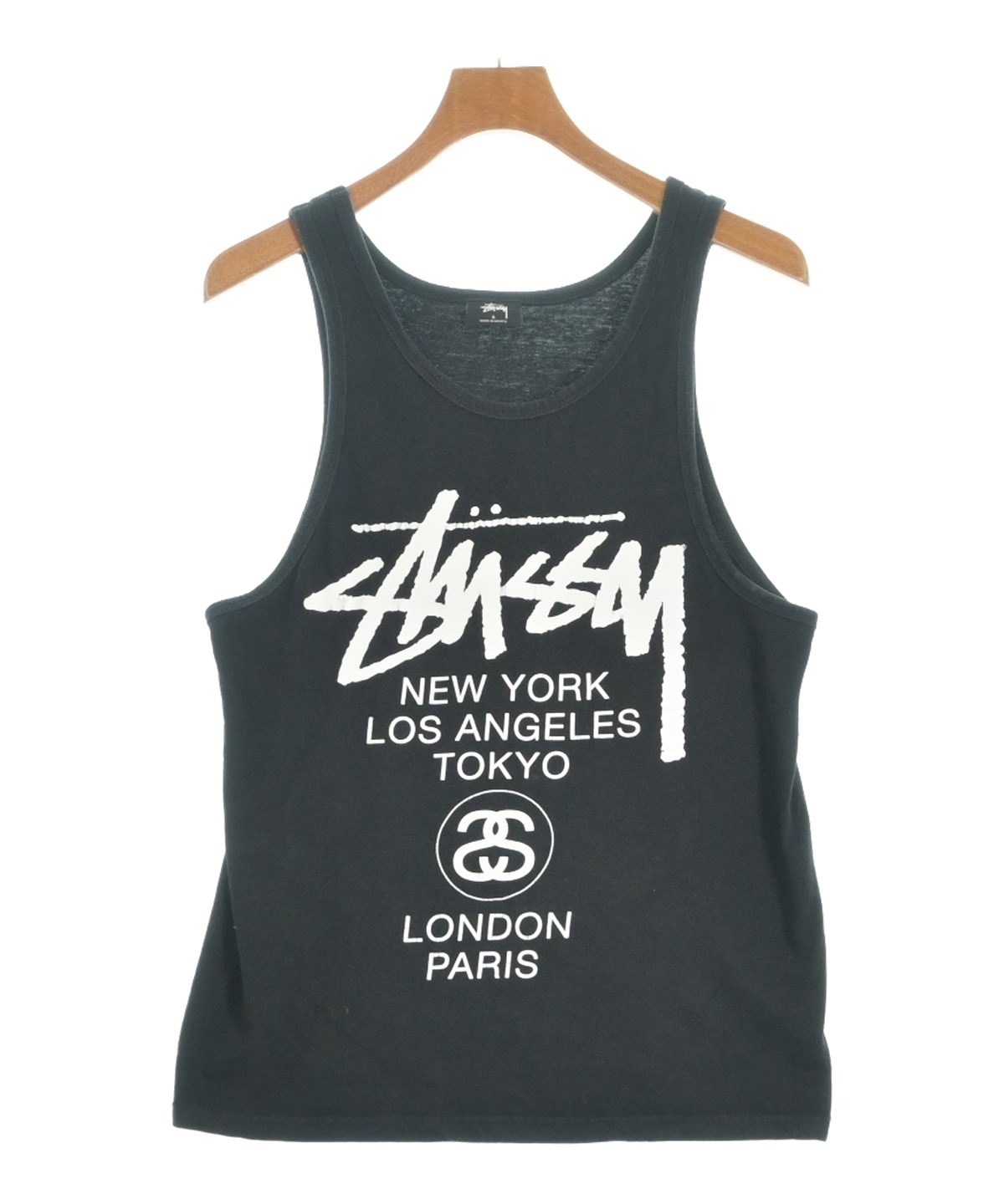 STUSSY（ステューシー）タンクトップ 黒 サイズ:S メンズ