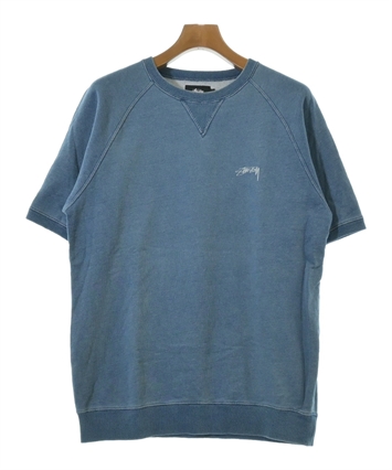 【即完モデル‼︎】STUSSY◎青 リブ付き スウェット スタジャン A960 STUSSY】NEW☆ボンバージャケット (STUSSY/ブルゾン) 96947299