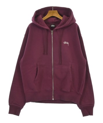 Stussy 紫色 L パーカー STUSSY（ステューシー）パーカー 紫 サイズ:S メンズ