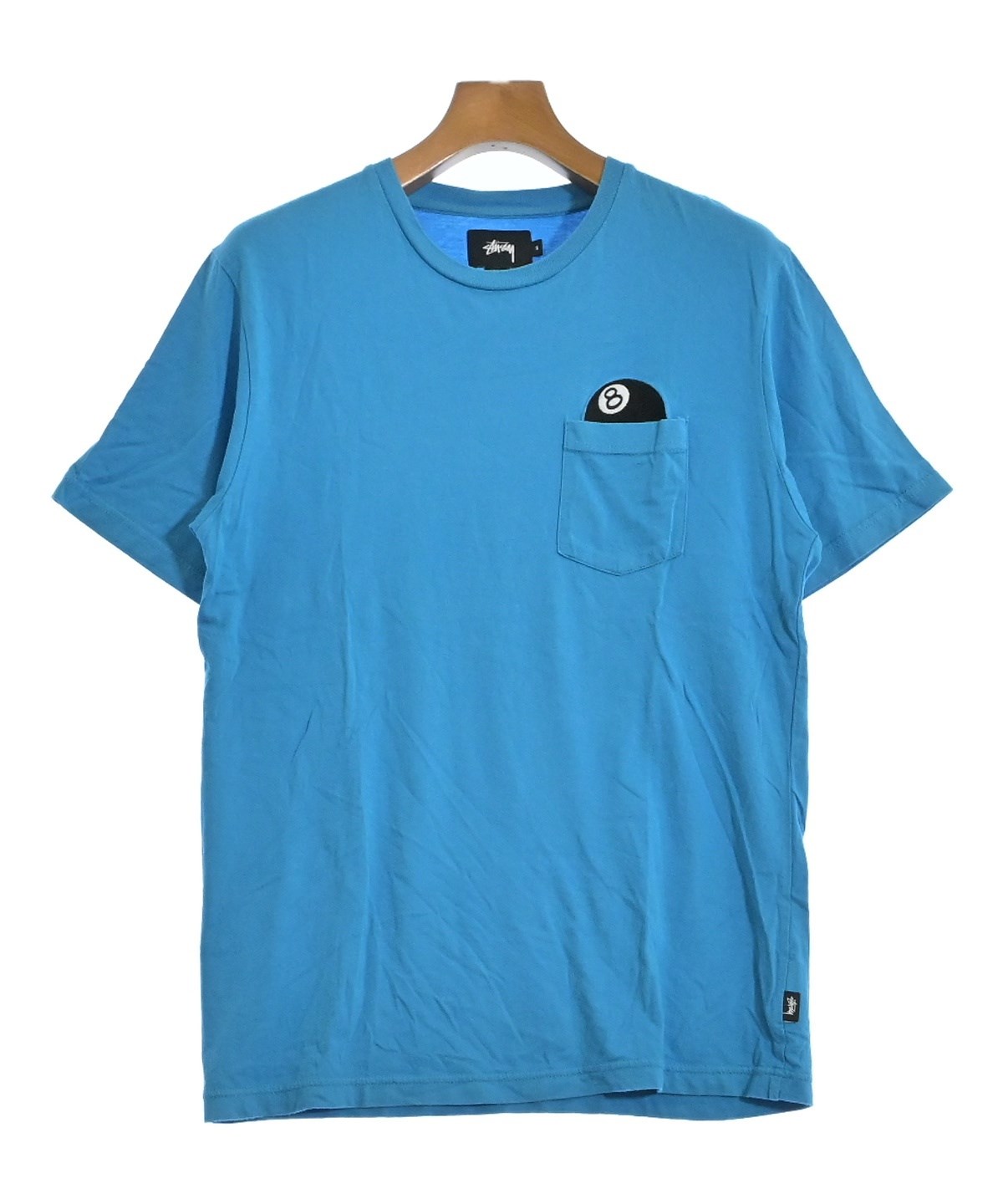 STUSSY ライトブルー Tシャツ Mサイズ stussy Tシャツ ライトブルー - メルカリ