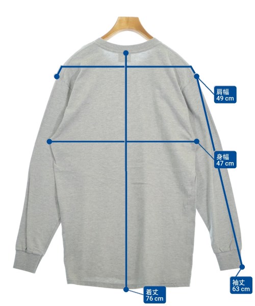 STUSSY（ステューシー）Tシャツ・カットソー グレー サイズ:M メンズ/2200531454268