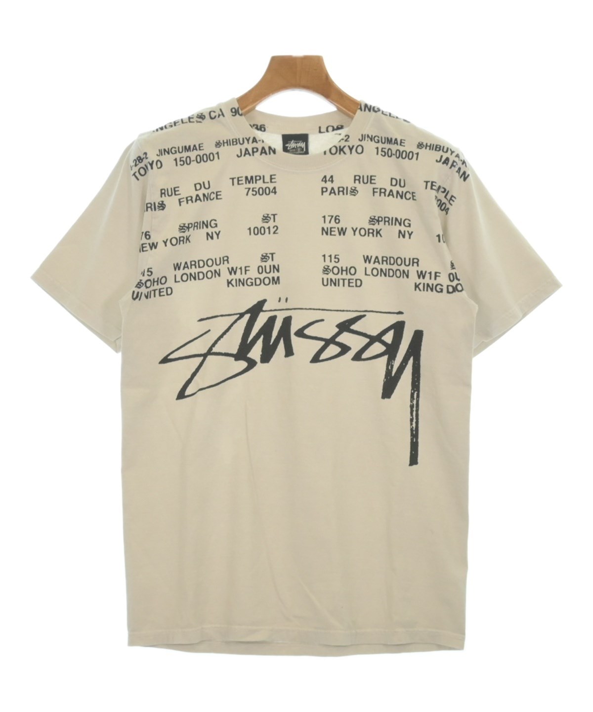 old stussy ステューシー Stussy グレー Tシャツ Medium 90s USA製 OLD STUSSY ステューシー Tシャツ グレー ドラゴン S