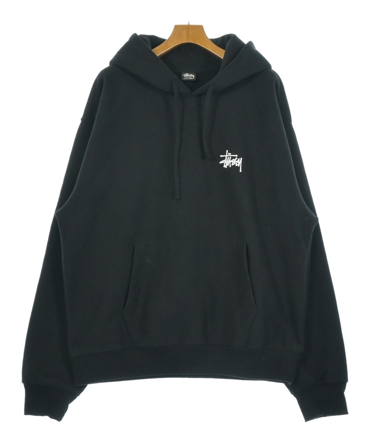 STUSSY（ステューシー）パーカー 黒 サイズ:XL メンズ