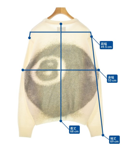 STUSSY（ステューシー）ニット・セーター 白 サイズ:S メンズ/2200622638034