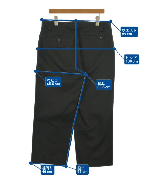 STUSSY（ステューシー）チノパン 黒 サイズ:36(XXL位) メンズ/2200622638317