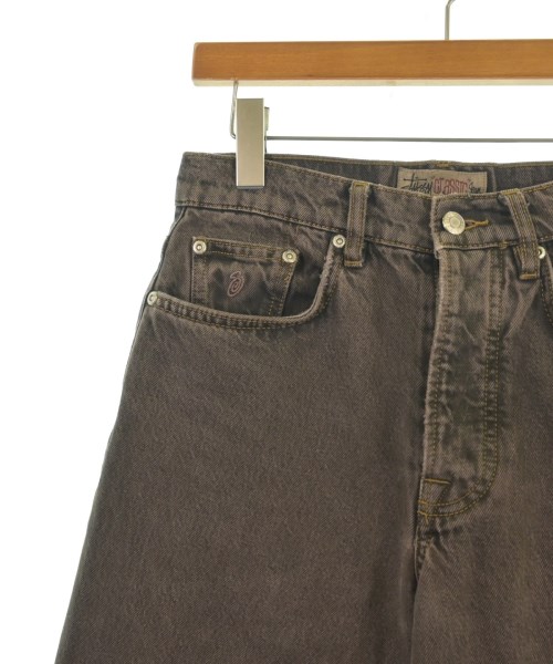 STUSSY（ステューシー）デニムパンツ 茶 サイズ:28(S位) メンズ/2200622998015