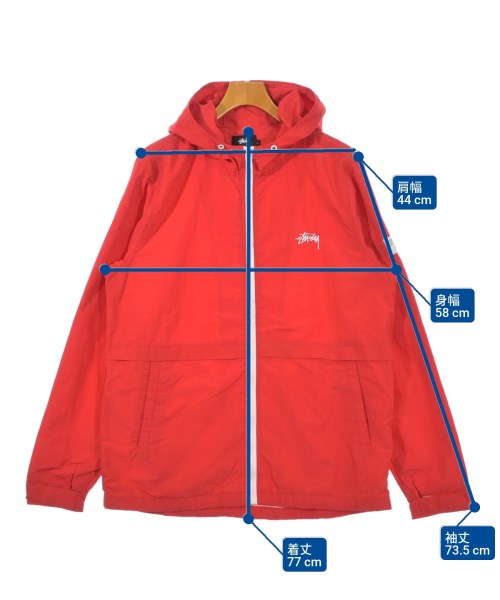 STUSSY（ステューシー）マウンテンパーカー 赤 サイズ:L メンズ/2200623726099