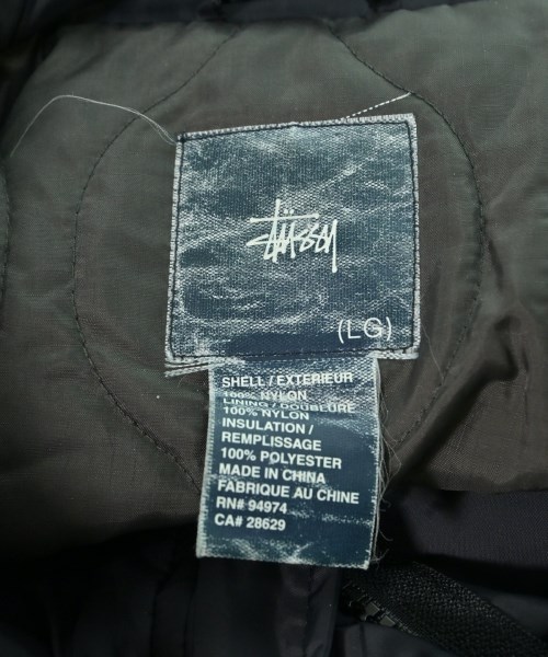 STUSSY（ステューシー）ダウンジャケット/ダウンベスト 紺 サイズ:L メンズ/2200625700059