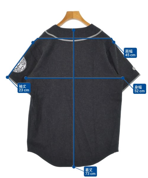 STUSSY（ステューシー）カジュアルシャツ 黒 サイズ:S メンズ/2200627012037