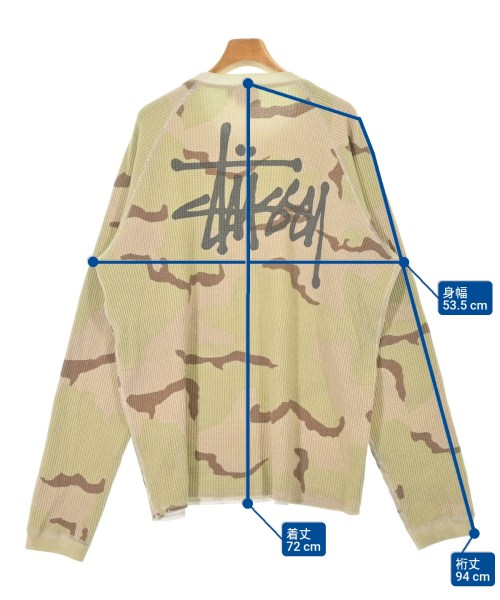 STUSSY（ステューシー）Tシャツ・カットソー カーキ サイズ:XL メンズ/2200627023019
