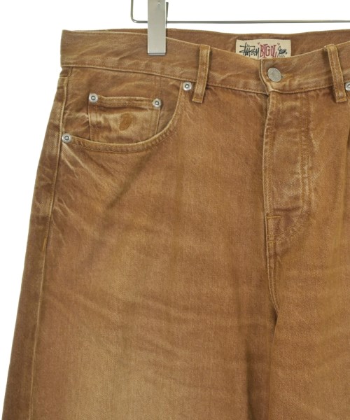 STUSSY（ステューシー）デニムパンツ 茶 サイズ:32(L位) メンズ/2200628757036