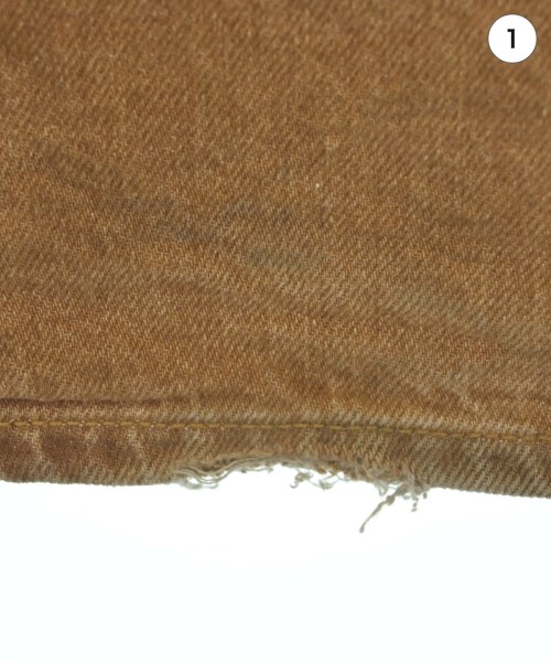 STUSSY（ステューシー）デニムパンツ 茶 サイズ:32(L位) メンズ/2200628757036