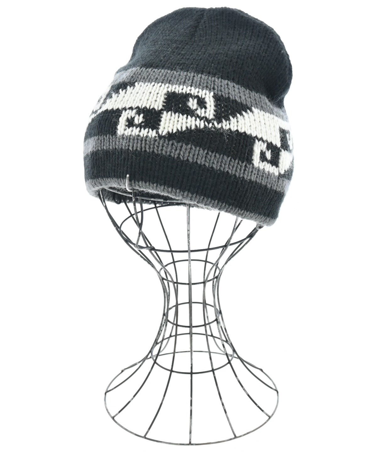 STUSSY（ステューシー）ニットキャップ・ビーニー 黒 サイズ:- メンズ