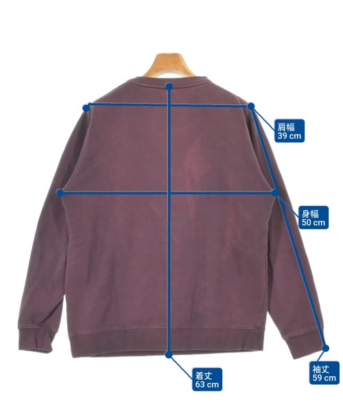 STUSSY（ステューシー）スウェット 紫 サイズ:S メンズ/2200629035034