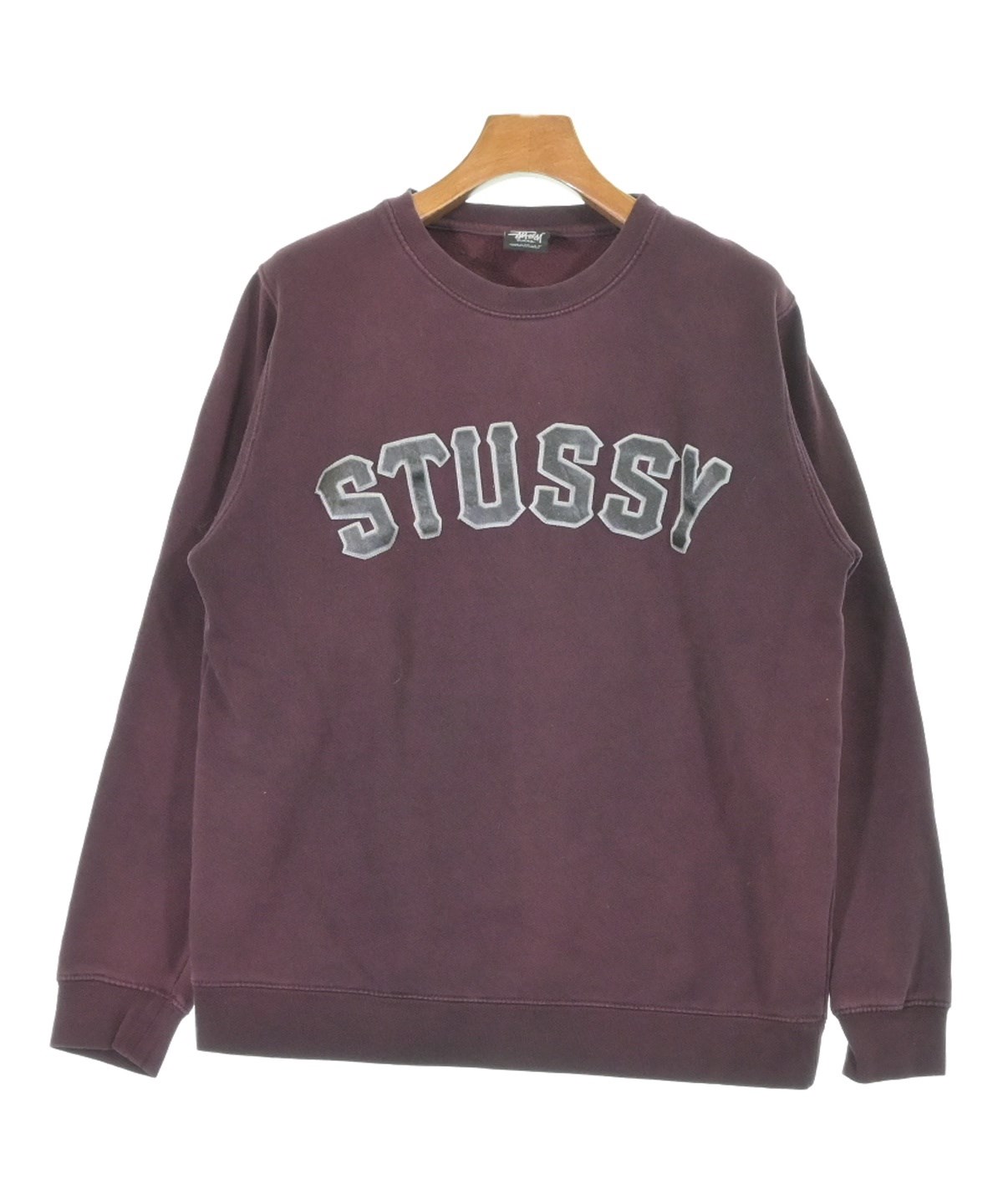 希少　20471120 スウェット　リサイクルコレクション STUSSY（ステューシー）スウェット 紫 サイズ:S メンズ/2200629035034