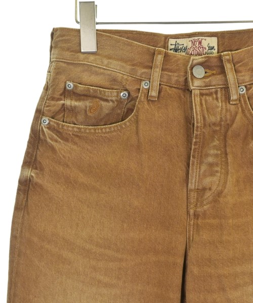 STUSSY（ステューシー）デニムパンツ 茶 サイズ:26(M位) レディース/2200630130049