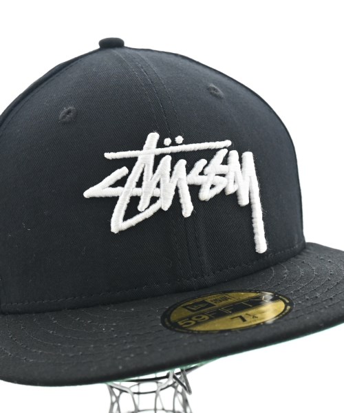 STUSSY（ステューシー）キャップ 黒 サイズ:57.7cm メンズ/2200630589267