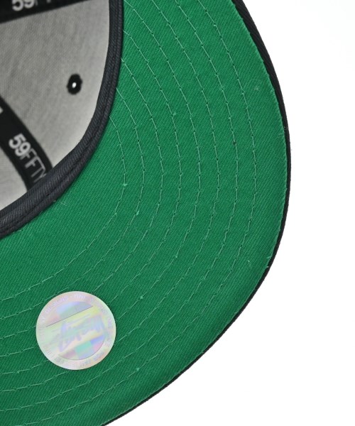 STUSSY（ステューシー）キャップ 黒 サイズ:57.7cm メンズ/2200630589267