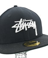 STUSSY（ステューシー）キャップ 黒 サイズ:57.7cm メンズ/2200630589267