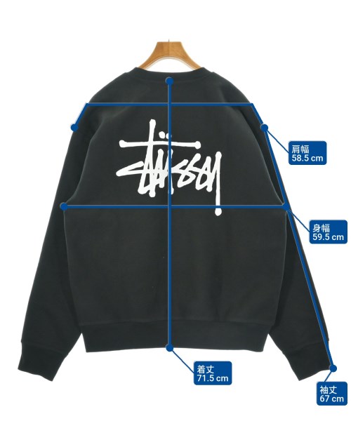STUSSY（ステューシー）スウェット 黒 サイズ:L メンズ/2200630634011