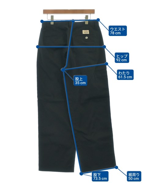 STUSSY（ステューシー）チノパン 黒 サイズ:30(M位) メンズ/2200630634066