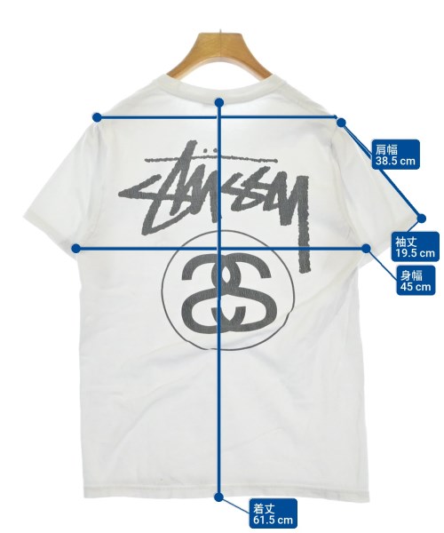 STUSSY（ステューシー）Tシャツ・カットソー 白 サイズ:S メンズ/2200630986059