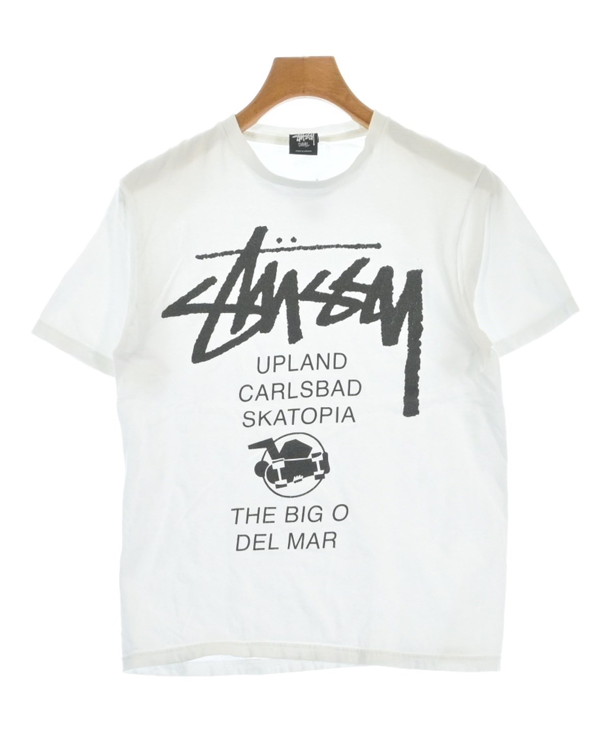 STUSSY（ステューシー）Tシャツ・カットソー 白 サイズ:S メンズ