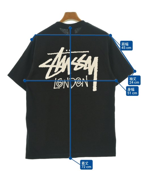 STUSSY（ステューシー）Tシャツ・カットソー 黒 サイズ:M メンズ/2200631633037
