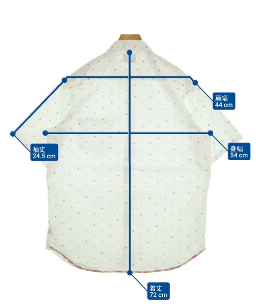 STUSSY（ステューシー）カジュアルシャツ 白 サイズ:M メンズ/2200632473014