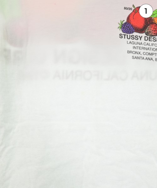 STUSSY（ステューシー）Tシャツ・カットソー 白 サイズ:M メンズ/2200621667608