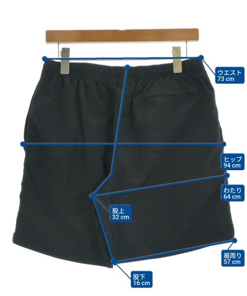STUSSY（ステューシー）ショートパンツ 黒 サイズ:M メンズ/2200633039059