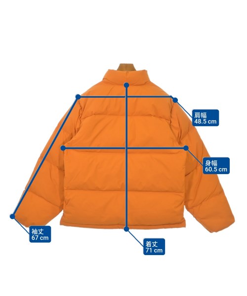 STUSSY（ステューシー）ダウンジャケット/ダウンベスト オレンジ サイズ:M メンズ/2200633901011