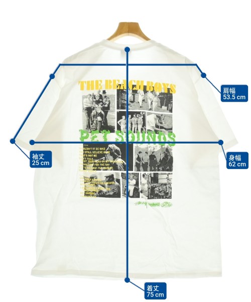 STUSSY（ステューシー）Tシャツ・カットソー 白 サイズ:XL メンズ/2200621121254