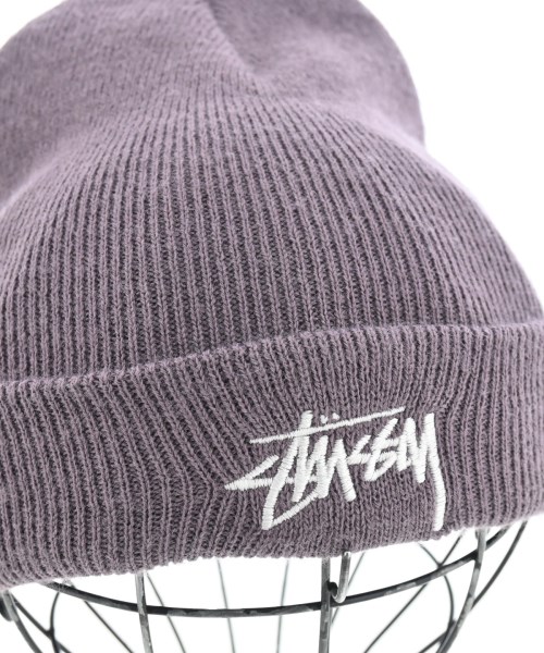 STUSSY（ステューシー）ニットキャップ・ビーニー 紫 サイズ:F メンズ/2200611970053