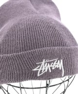 STUSSY（ステューシー）ニットキャップ・ビーニー 紫 サイズ:F メンズ/2200611970053
