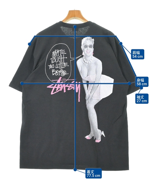 STUSSY（ステューシー）Tシャツ・カットソー 黒 サイズ:XL メンズ/2200611902054