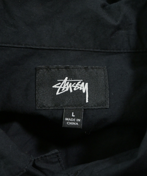 STUSSY（ステューシー）カジュアルシャツ 黒 サイズ:L メンズ/2200612539266
