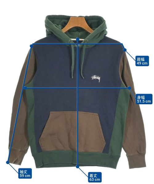 STUSSY（ステューシー）パーカー 紺 サイズ:S メンズ/2200614348026