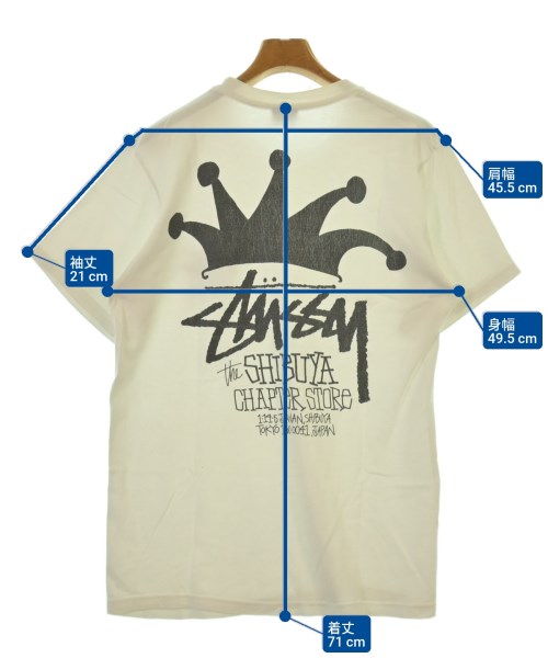 STUSSY（ステューシー）Tシャツ・カットソー 白 サイズ:M メンズ/2200604920065