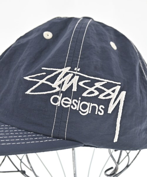 STUSSY（ステューシー）キャップ 紺 サイズ:M メンズ/2200614896084