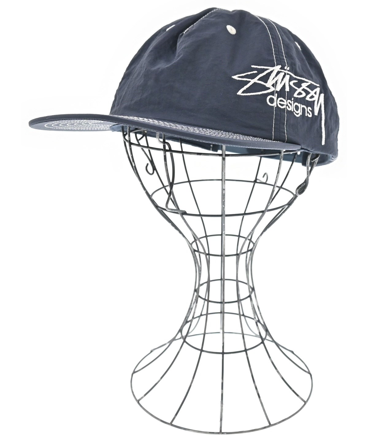 STUSSY（ステューシー）キャップ 紺 サイズ:M メンズ/2200614896084