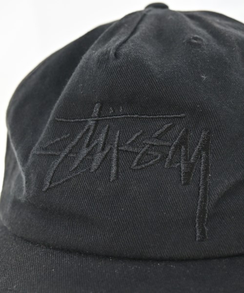STUSSY（ステューシー）キャップ 黒 サイズ:M メンズ/2200614896091